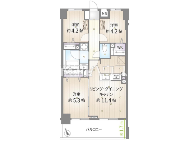 間取図 【パークサイドステージ西立川】 間取図 【パークサイドステージ西立川】