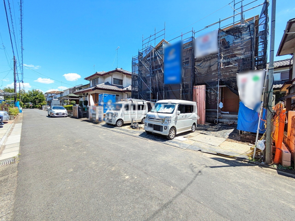 接道状況および現場風景 【八王子市北野台4丁目】 接道状況および現場風景 【八王子市北野台4丁目】
