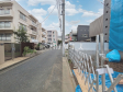 1号棟 接道状況および現場風景 【杉並区上高井戸2丁目】 1号棟 接道状況および現場風景 【杉並区上高井戸2丁目】
