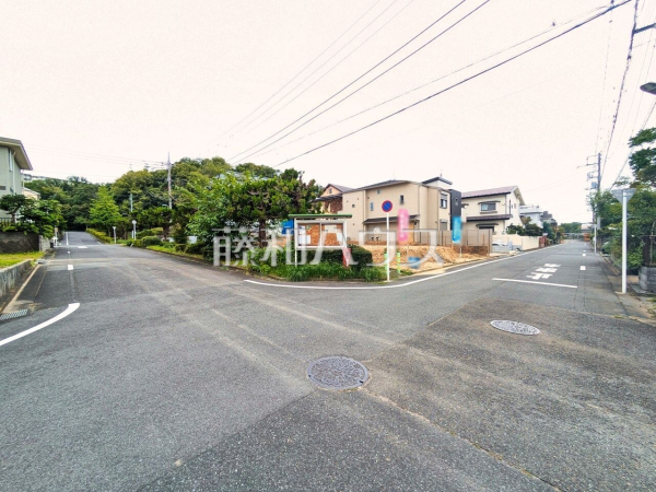 接道状況および現場風景 【八王子市鹿島】 接道状況および現場風景 【八王子市鹿島】