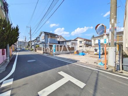 接道状況および現場風景 【三鷹市牟礼6丁目】/撮影日2026/07/25