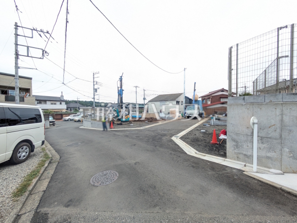 接道状況および現場風景 【武蔵村山市神明2丁目】 接道状況および現場風景 【武蔵村山市神明2丁目】