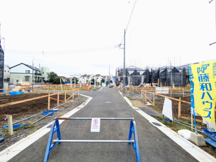 接道状況および現場風景 【立川市砂川町8丁目】/撮影日2026/09/27