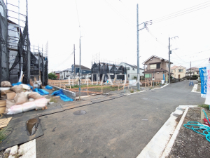 接道状況および現場風景
