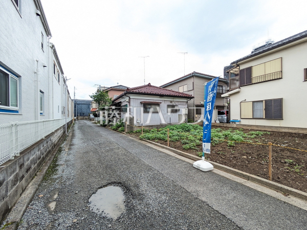 接道状況および現場風景 【新座市野火止1丁目】 接道状況および現場風景 【新座市野火止1丁目】