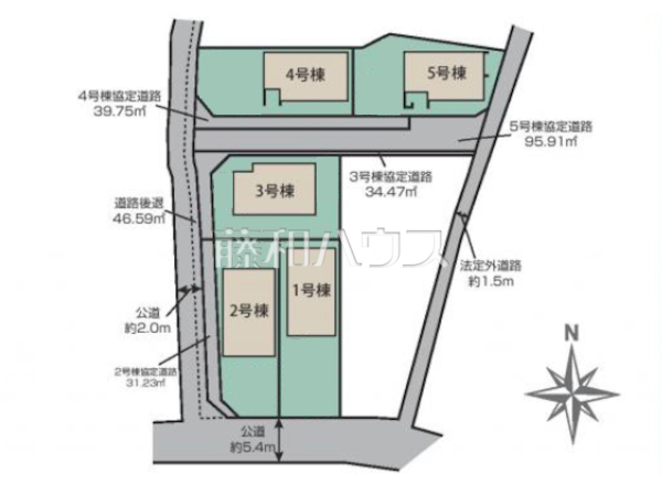 全体区画図 【春日井市上条町6丁目】 全体区画図 【春日井市上条町6丁目】