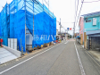 接道状況および現場風景 【国立市中1丁目】 接道状況および現場風景 【国立市中1丁目】