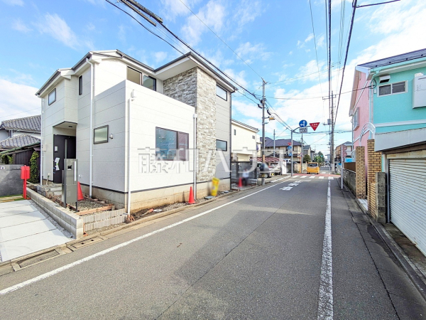 接道状況および現場風景 【国立市中1丁目】 接道状況および現場風景 【国立市中1丁目】