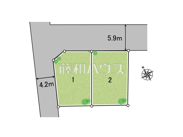 全体区画図 【福岡市東区香住ヶ丘3丁目】 全体区画図 【福岡市東区香住ヶ丘3丁目】