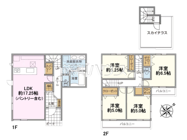 間取図 【調布市佐須町3丁目】 間取図 【調布市佐須町3丁目】
