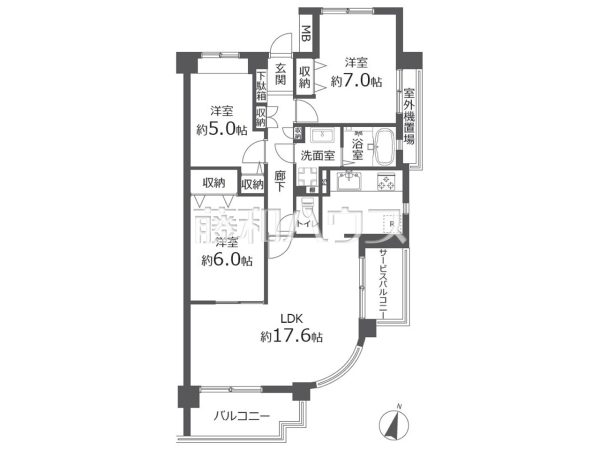 間取図 【ステイツ所沢グランビア】 間取図 【ステイツ所沢グランビア】