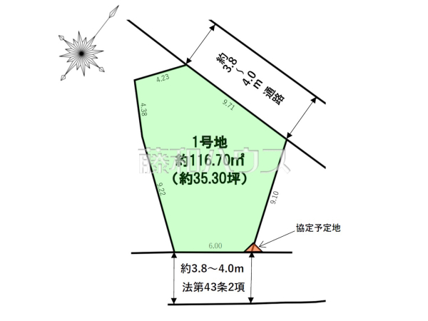 全体区画図 【福岡市博多区板付2丁目】 全体区画図 【福岡市博多区板付2丁目】