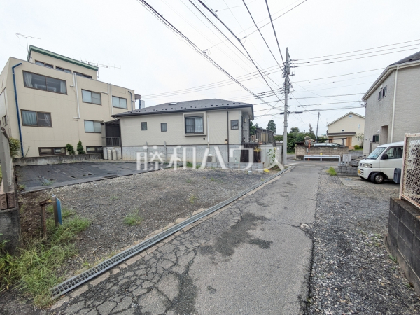 接道状況および現場風景 【東大和市芋窪4丁目】 接道状況および現場風景 【東大和市芋窪4丁目】