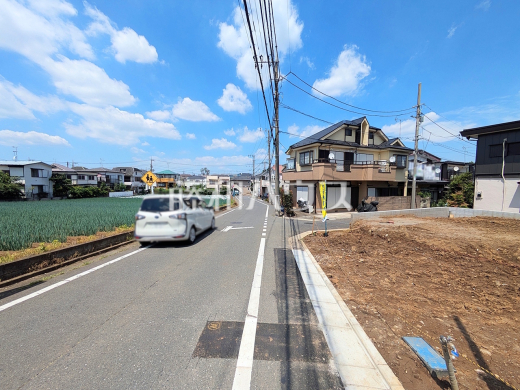 接道状況および現場風景 【練馬区大泉学園町5丁目】