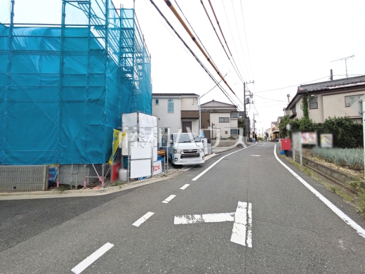 接道状況および現場風景 【練馬区大泉学園町5丁目】