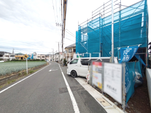 接道状況および現場風景