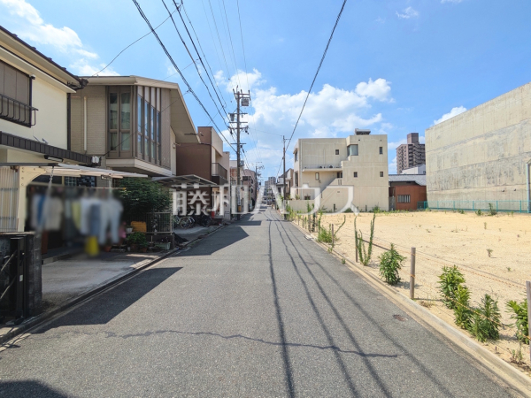 接道状況および現場風景 【名古屋市北区東長田町2丁目】 接道状況および現場風景 【名古屋市北区東長田町2丁目】
