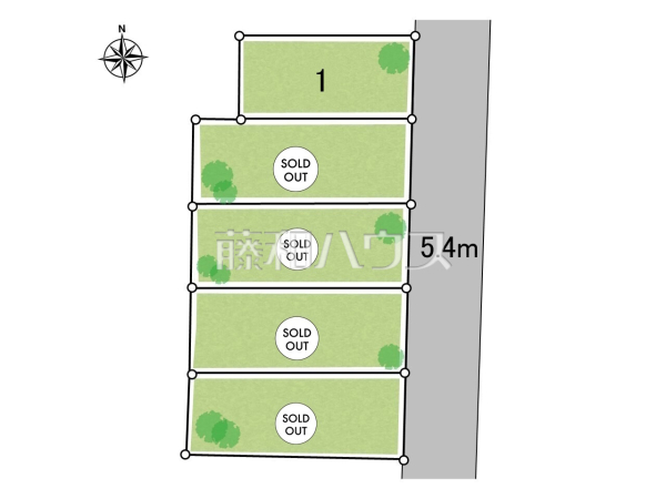 全体区画図 【名古屋市北区東長田町2丁目】 全体区画図 【名古屋市北区東長田町2丁目】