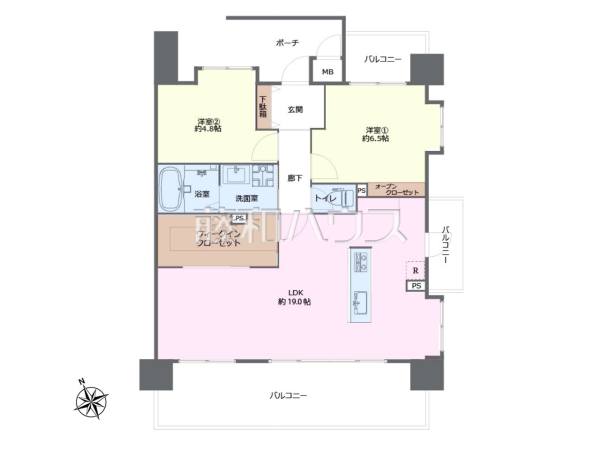 間取図 【アプローズ東那珂2番館】 間取図 【アプローズ東那珂2番館】