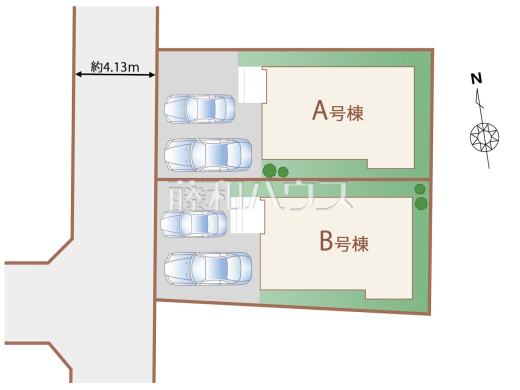 全体区画図 【小平市上水南町2丁目】