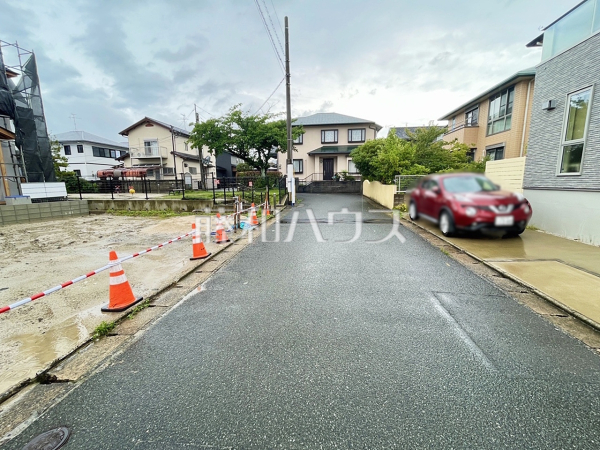 接道状況および現場風景 【福岡市早良区賀茂4丁目】 接道状況および現場風景 【福岡市早良区賀茂4丁目】