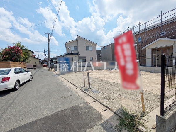 接道状況および現場風景 【福岡市早良区賀茂4丁目】 接道状況および現場風景 【福岡市早良区賀茂4丁目】
