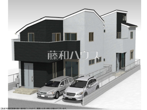 完成予想図(外観) 【練馬区石神井町7丁目】 完成予想図(外観) 【練馬区石神井町7丁目】