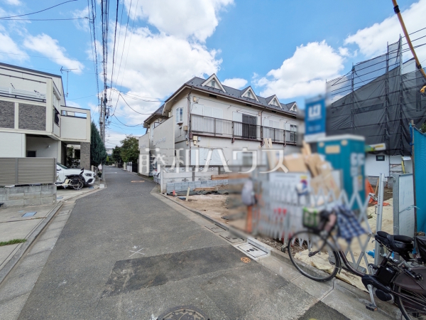 接道状況および現場風景 【練馬区石神井町7丁目】 接道状況および現場風景 【練馬区石神井町7丁目】