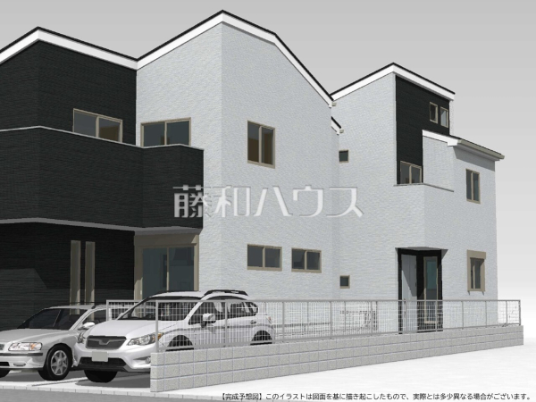 完成予想図(外観) 【練馬区石神井町7丁目】 完成予想図(外観) 【練馬区石神井町7丁目】