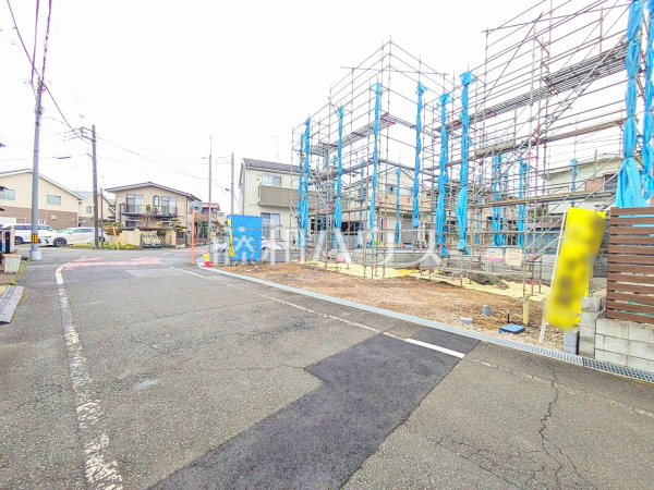 接道状況および現場風景 【八王子市楢原町】 接道状況および現場風景 【八王子市楢原町】