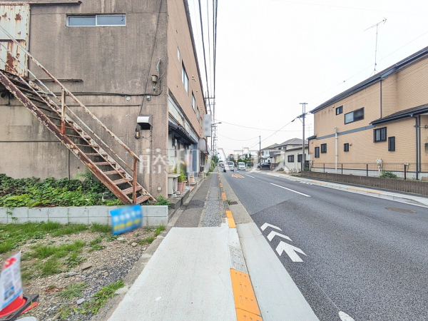接道状況および現場風景 【八王子市諏訪町】 接道状況および現場風景 【八王子市諏訪町】