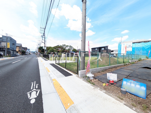 接道状況および現場風景 【八王子市諏訪町】 接道状況および現場風景 【八王子市諏訪町】