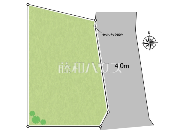 区画図 【所沢市北中3丁目】 区画図 【所沢市北中3丁目】
