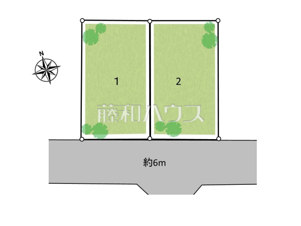 全体区画図 【東大和市新堀3丁目】 全体区画図 【東大和市新堀3丁目】