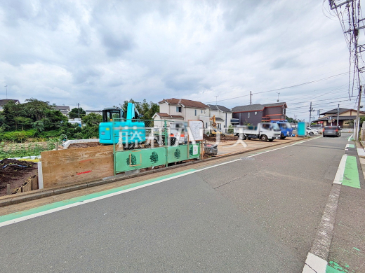 接道状況および現場風景 【東久留米市南沢1丁目】