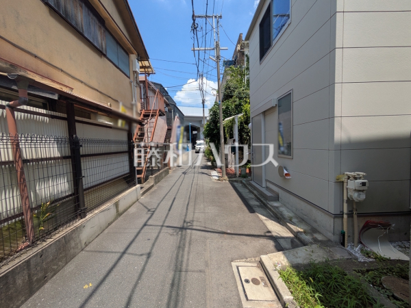 接道状況および現場風景 【杉並区阿佐谷南2丁目】 接道状況および現場風景 【杉並区阿佐谷南2丁目】