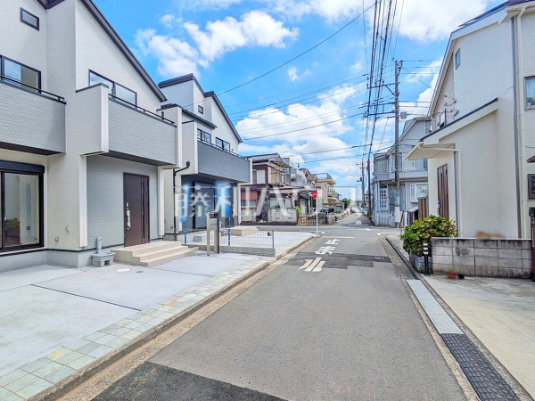 接道状況および現場風景 【立川市栄町4丁目】 接道状況および現場風景 【立川市栄町4丁目】