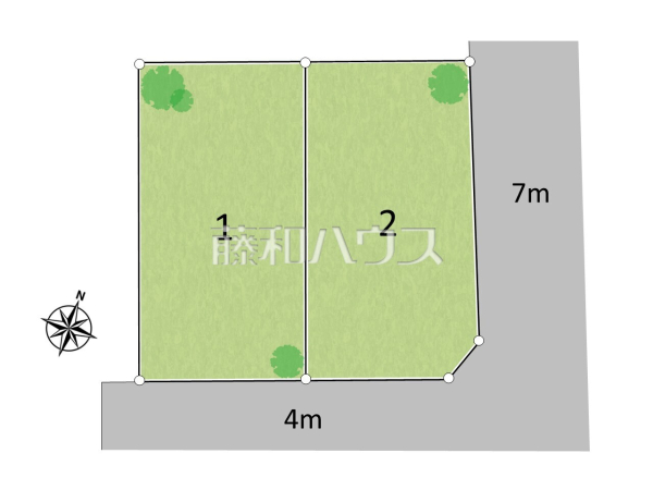 全体区画図 【立川市栄町4丁目】 全体区画図 【立川市栄町4丁目】