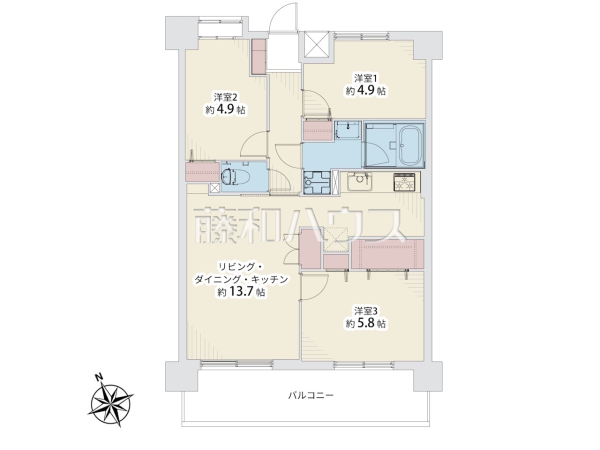 間取図 【グランドパレス長者原】 間取図 【グランドパレス長者原】