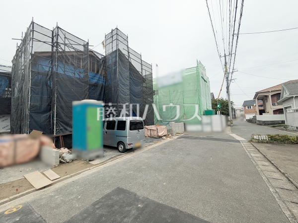 接道状況および現場風景 【福岡市城南区友丘1丁目】 接道状況および現場風景 【福岡市城南区友丘1丁目】