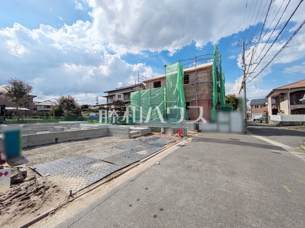 接道状況および現場風景 【福岡市城南区友丘1丁目】 接道状況および現場風景 【福岡市城南区友丘1丁目】