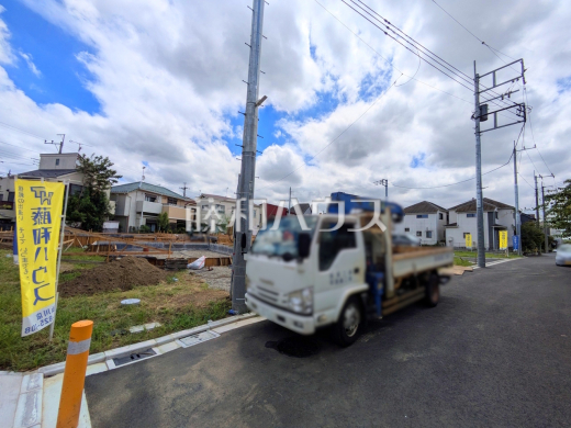 接道状況および現場風景 【狛江市駒井町3丁目】