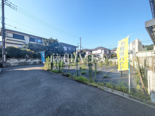 接道状況および現場風景 【日野市東豊田1丁目】