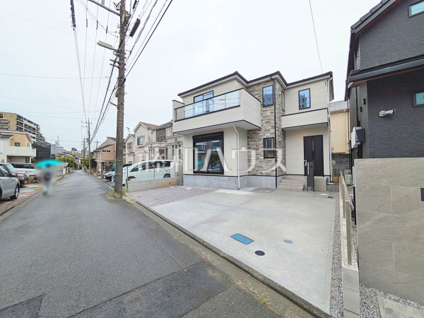 接道状況および現場風景 【多摩市一ノ宮4丁目】 接道状況および現場風景 【多摩市一ノ宮4丁目】