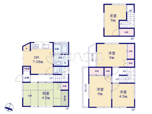 間取図 【富士見市水谷東3丁目】 間取図 【富士見市水谷東3丁目】