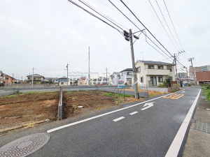 接道状況および現場風景