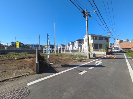 接道状況および現場風景 【日野市豊田3丁目】