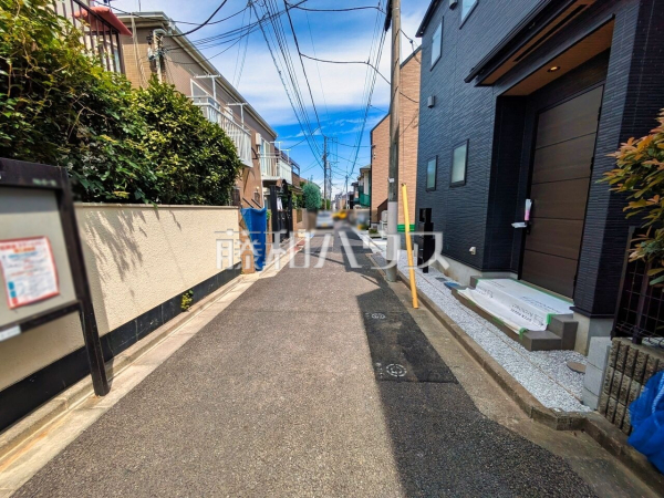 接道状況および現場風景 【杉並区高円寺北4丁目】 接道状況および現場風景 【杉並区高円寺北4丁目】