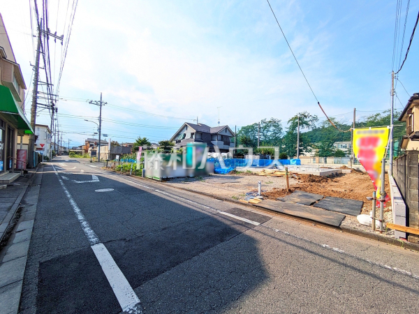 接道状況および現場風景 【八王子市川口町】 接道状況および現場風景 【八王子市川口町】