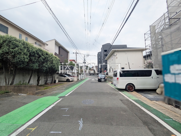 接道状況および現場風景 【福岡市南区長丘2丁目】 接道状況および現場風景 【福岡市南区長丘2丁目】